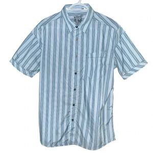 KÜHL Performance Shirt‎ Blue Stripe, Men’s Size Medium